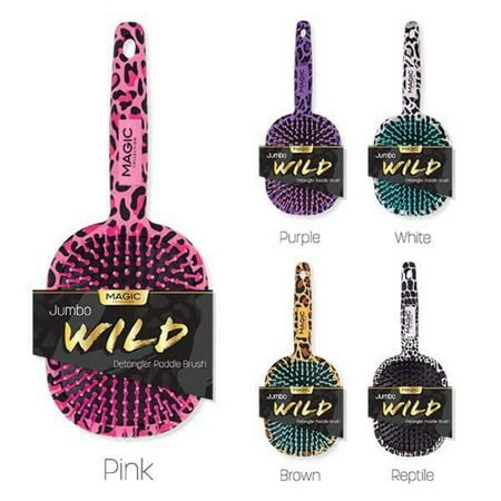 Jumbo Wild Detangler Paddle Brush (Assorted Colors) (1 Brush)