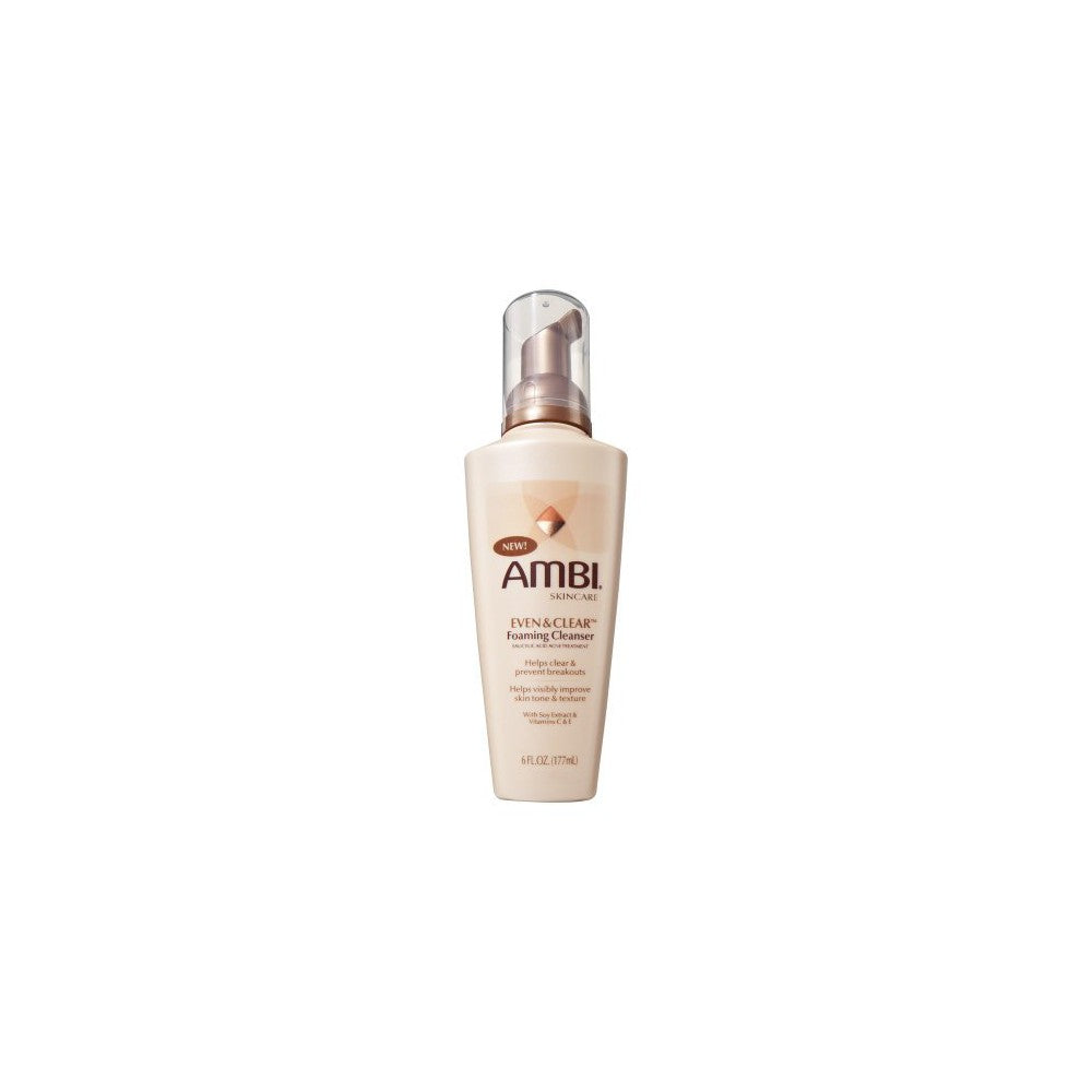 Ambi Even & Clear Gentle Foaming Cleanser 6 oz.