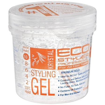 Eco Style Professional Styling Gel - Krystal 16 Oz.