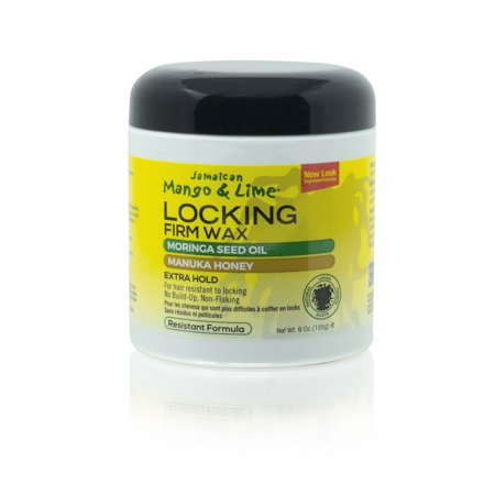 Jamaican Mango & Lime Locking Firm Wax  Extra Hold 6 oz. - Resistant Formula