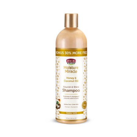 African Pride Moisture Miracle Nourish & Shine Shampoo 16 oz.