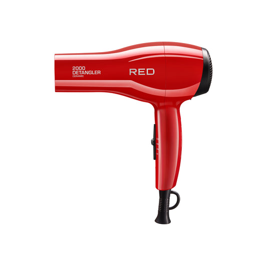 RED by Kiss 2000 Detangler Ceramic Dryer - Red