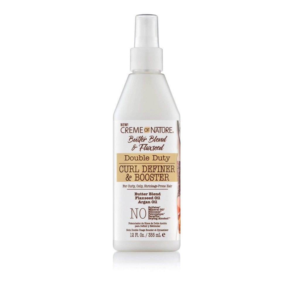 Creme of Nature Double Duty Curl Definer & Booster 12 oz