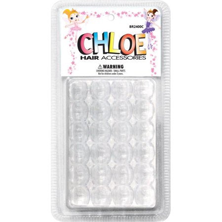 Chloe Jumbo Beads Clear 24PC