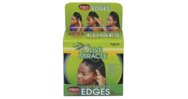 African Pride Olive Miracle Super Hold & Smooth Edges 2.25 oz.