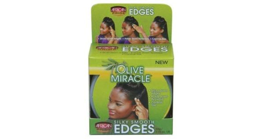 African Pride Olive Miracle Super Hold & Smooth Edges 2.25 oz.