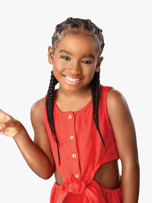 Sensationnel Kids 3X X-Pression Pre-Stretched Braiding Hair 28" (14" Folded)
