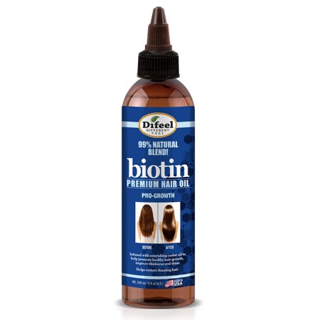 Difeel Biotin Pro-Growth Premium Hair Oil 8 Oz.