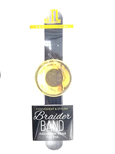 BTL Professional Braider Band Adjustable Band Gel Pot - Black & Gold