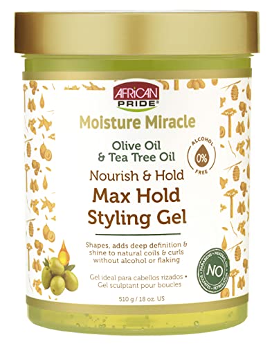 African Pride Moisture Styling Gel Olive Oil & T-Tree Oil