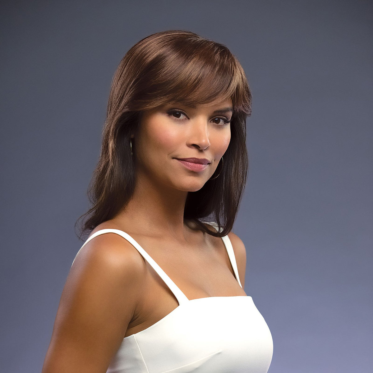 Rene of Paris Amore Model 751 Med Top Piece Topper Monofilament Hair Piece
