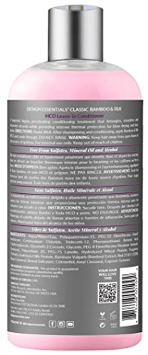 Design Essentials Bamboo & Silk HCO Leave-In Conditioner 32 Oz.