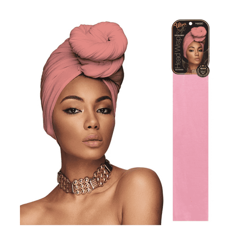 Magic Headwrap Ultra Soft Cotton Jersey 25"x72" - Rose Gold