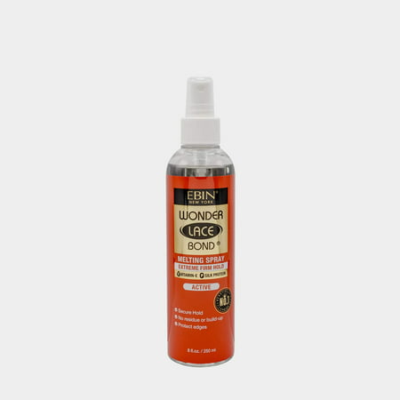 Ebin Wonder Lace Bond Lace Melt Spray 8.5 oz.- Extreme Firm Hold, Active
