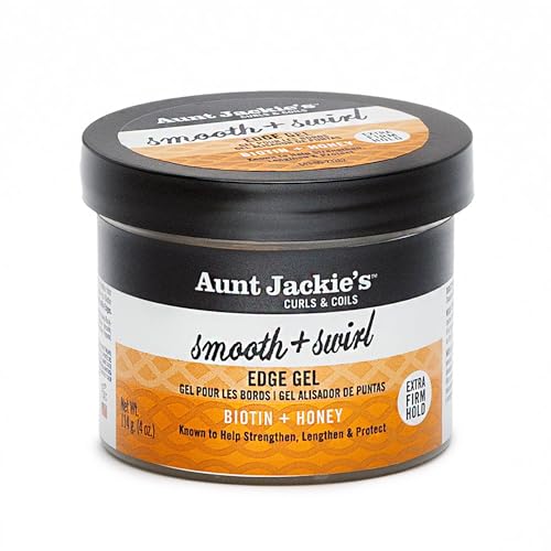 Aunt Jackie's Curls & Coils Biotin + Honey Edge Gel 4 oz.