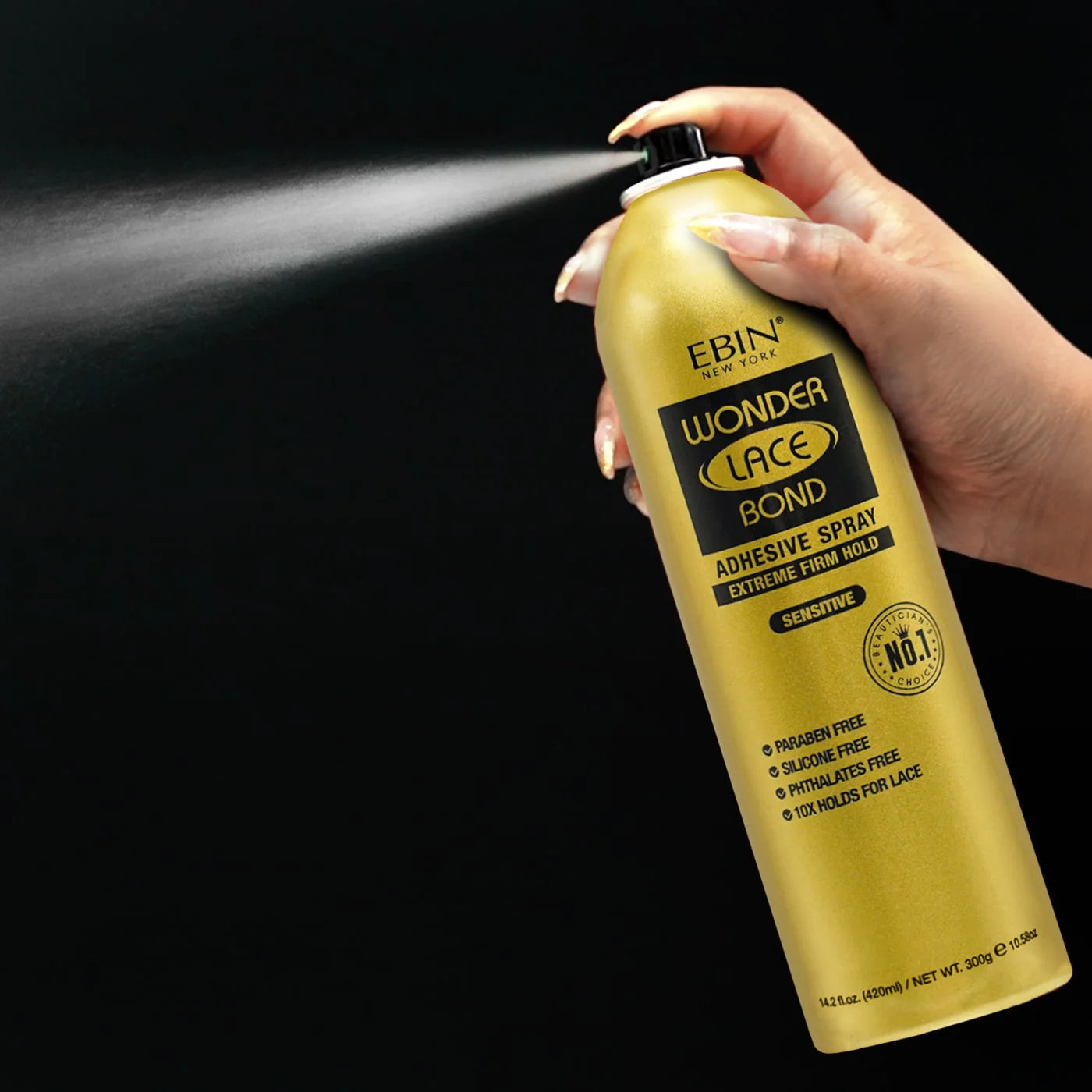Ebin - Wonder Lace Bond Adhesive Spray Extreme Firm Hold Supreme 2.7oz