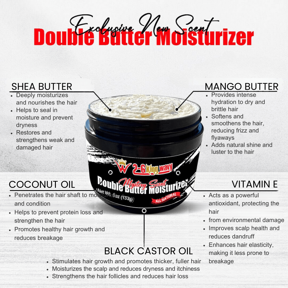 🔥PRE ORDER🔥 Double Butter Moisturizer 8oz (Available Every 26th Day of the month!)