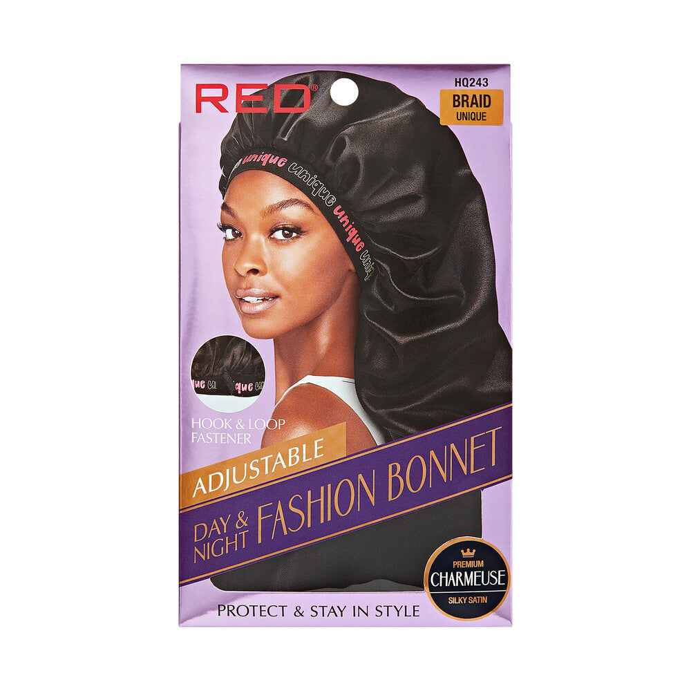 Day & Night Adjustable Fashion Braid Bonnet - Unique