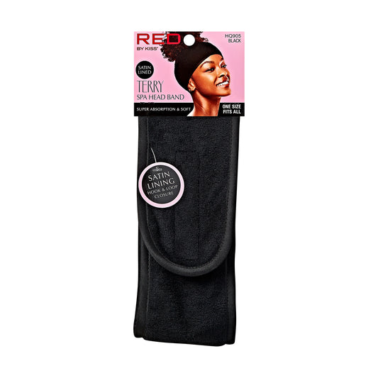 RED by Kiss Terry Spa Head Band - Black