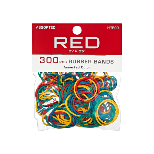 RED Rubber Bands Assorted 300pcs - Assorted Color