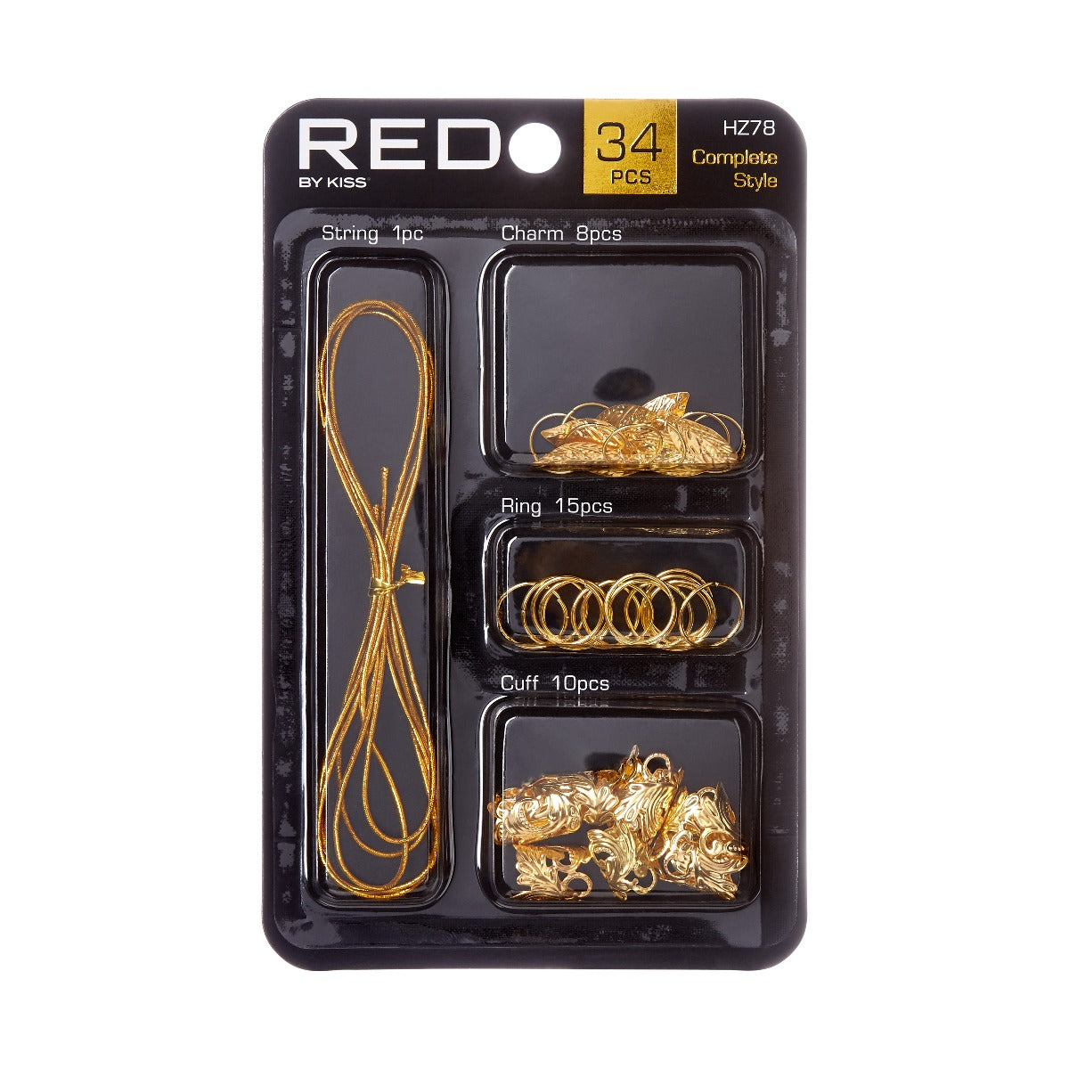 RED Braid Charm HZ01-98