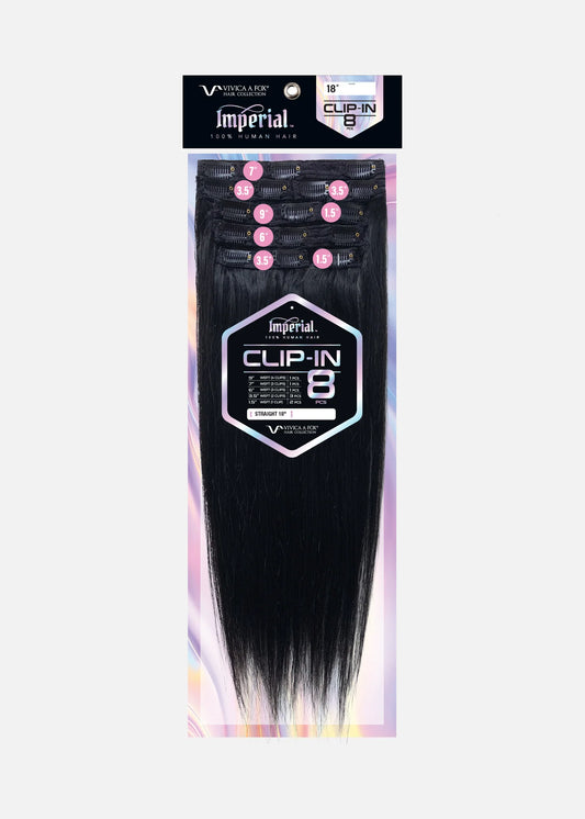 Imperial Clip-In Human Hair 18" - 8 Pieces