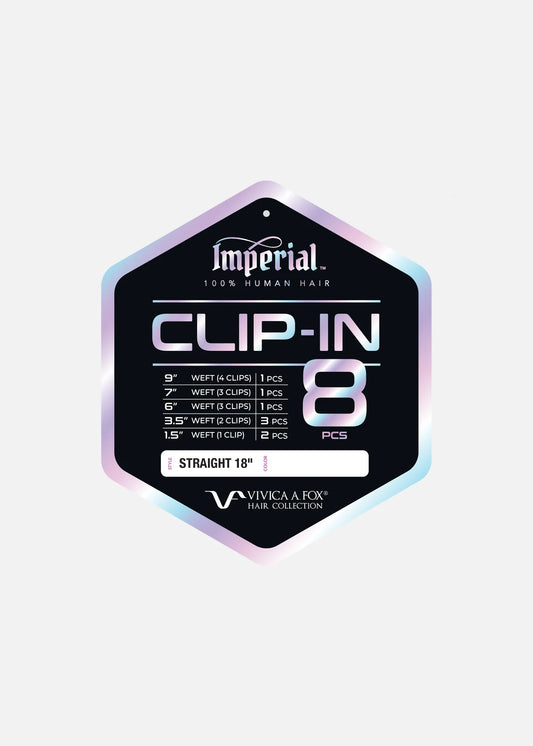 Imperial Clip-In Human Hair 18" - 8 Pieces