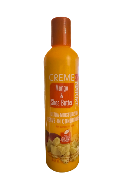 Creme of Nature Mango & Shea Butter Ultra-Moisturizing Leave-In Conditioner 8.45 oz