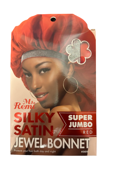 Ms. Remi Silky Satin Jewel Bonnet - Super Jumbo