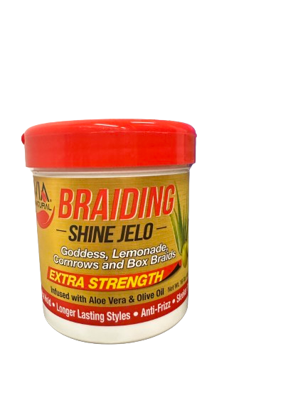 Via Natural Braiding Shine Jelo Extra Strength 16 Oz.