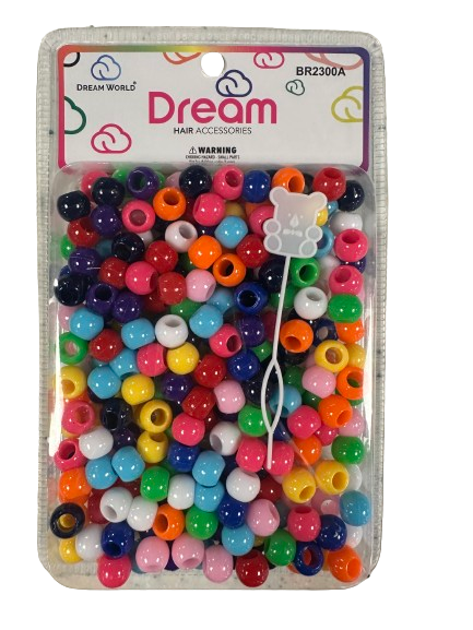 Dream World Assorted Beads 12mm 200pc w/Beader