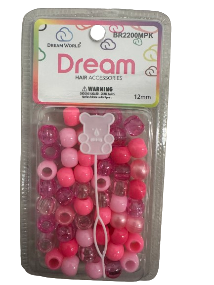 Dream World Mixed Pink Beads 12MM 60PC