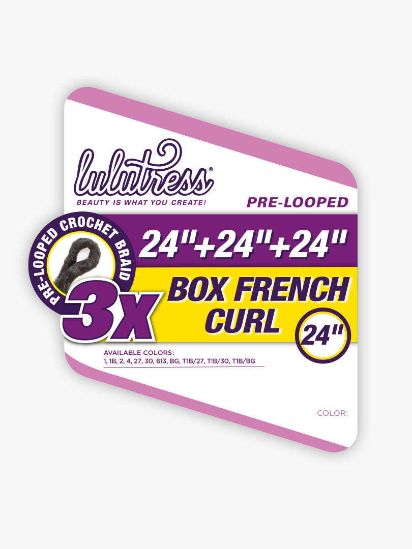 3X Box French Curl 24"