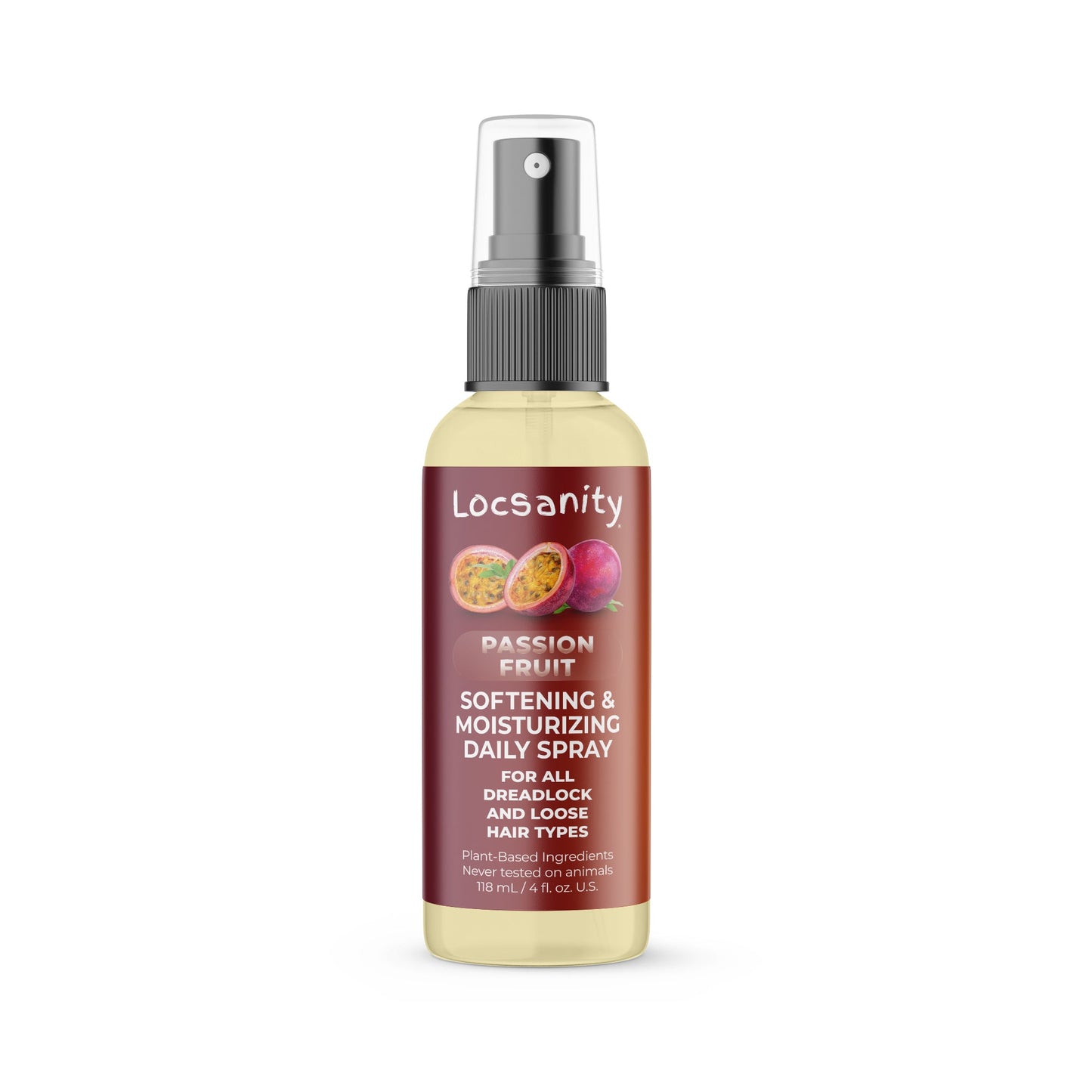 Locsanity Passion Fruit Softening and Moisturizing Daily Spray for Locs, Dreadlocks, Sisterlock, Microlock, Locs, Oil-Free Hair Scalp Moisturizer