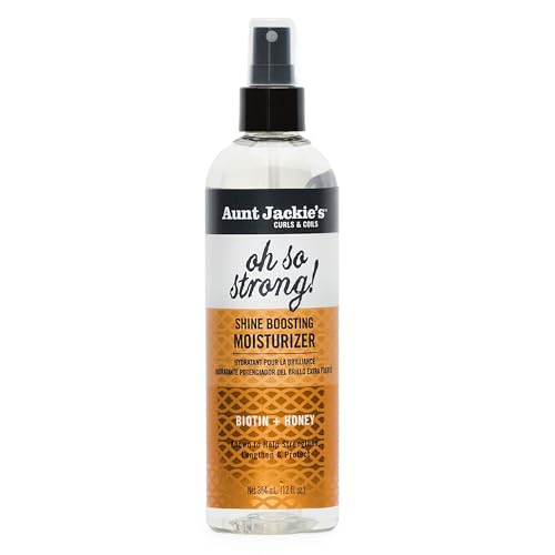 Aunt Jackie's Biotin + Honey Oh So Strong Shine Boosting Moisturizer 12 oz.