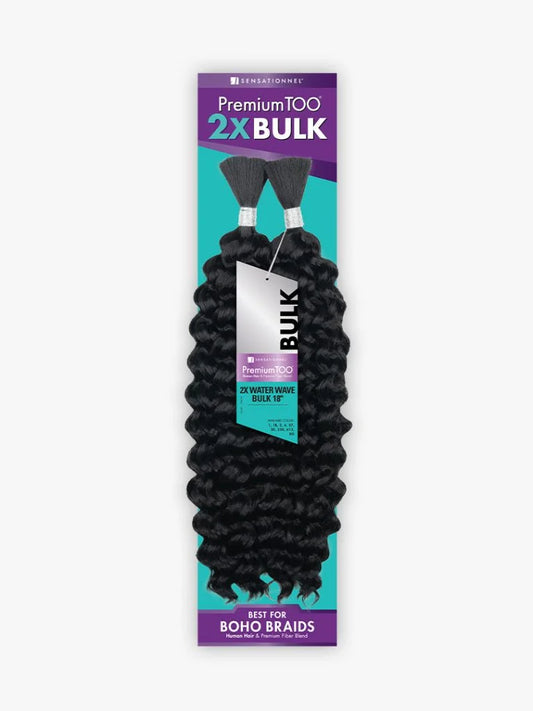 Sensationnel Premium Too 2X Water Wave Bulk 18" Boho Braid Style