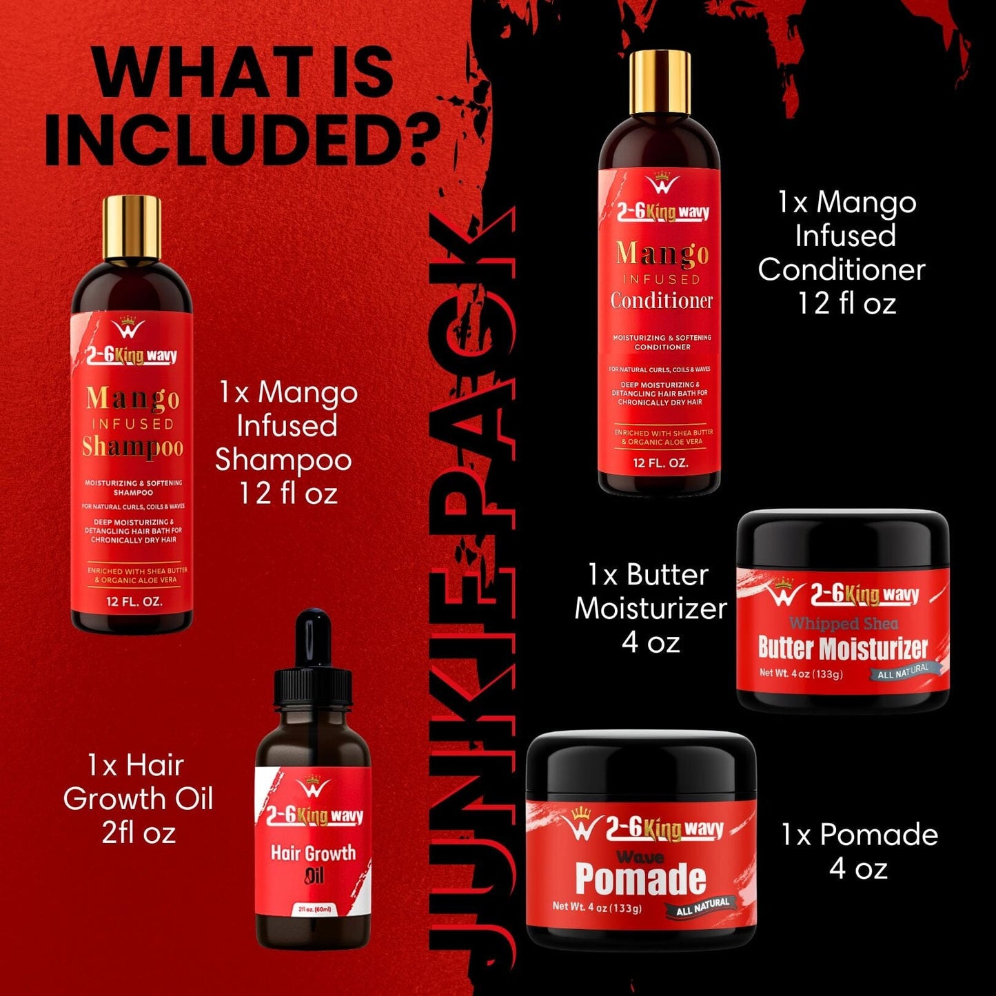 Junkie Pack - Natural Hair Care Essentials