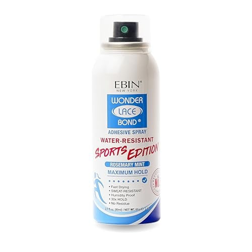 EBIN Wonder Lace Bond Adhesive Spray Water-Resistant 2.7 fl. oz. - Sports Edition