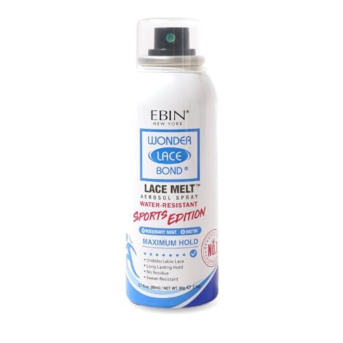 EBIN Wonder Lace Bond Lace Melt Aerosol Spray Water-Resistant 2.7 fl. oz. - Sports Edition