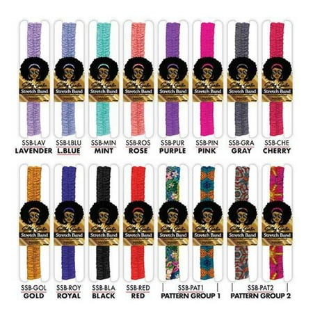 Silky Satin Stretch Band - Black