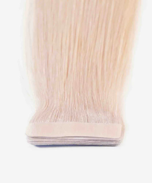 Tape-In Indian Remy Hair - Straight, Ice Blonde