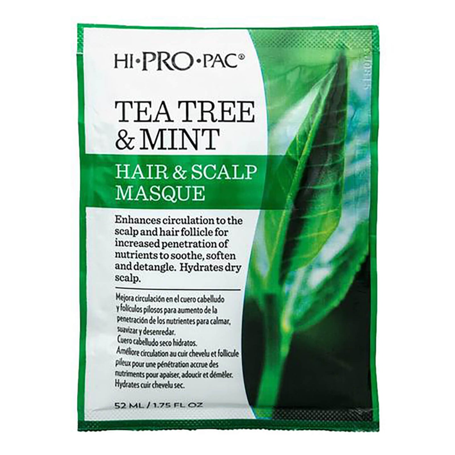 Hi-Pro-Pac Tea Tree & Mint Hair & Scalp Masque 1.75 oz.
