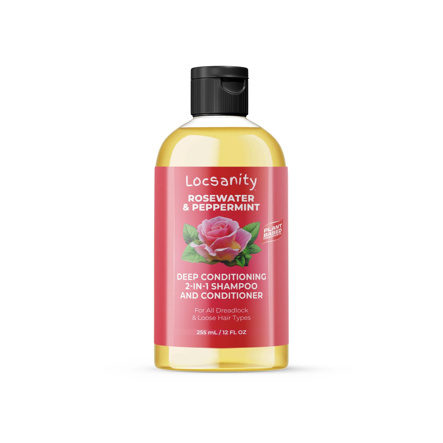 Rosewater and Peppermint Moisturizing, Conditioning and Nourishing Shampoo