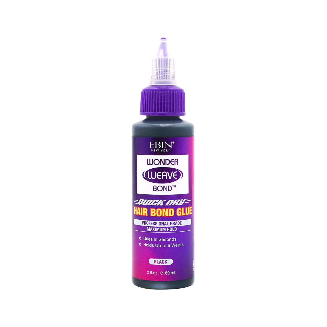 Wonder Weave Bond Hair Bond Glue - Black 2 Oz.