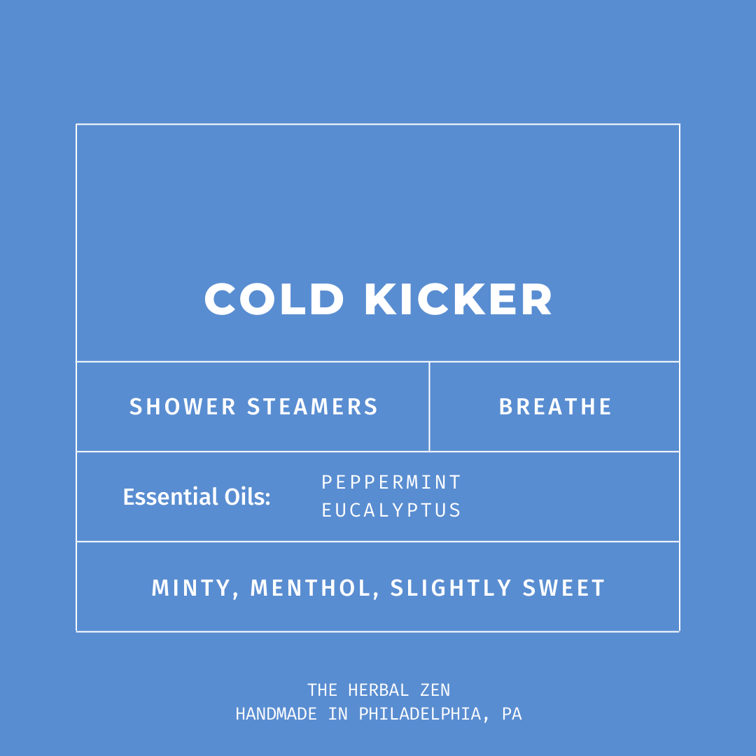 Cold Kicker Aromatherapy Shower Steamers | Handmade in USA