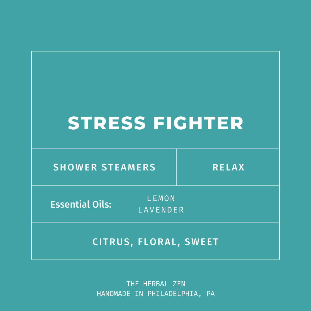 Stress Fighter Aromatherapy Shower Steamers | Handmade in US