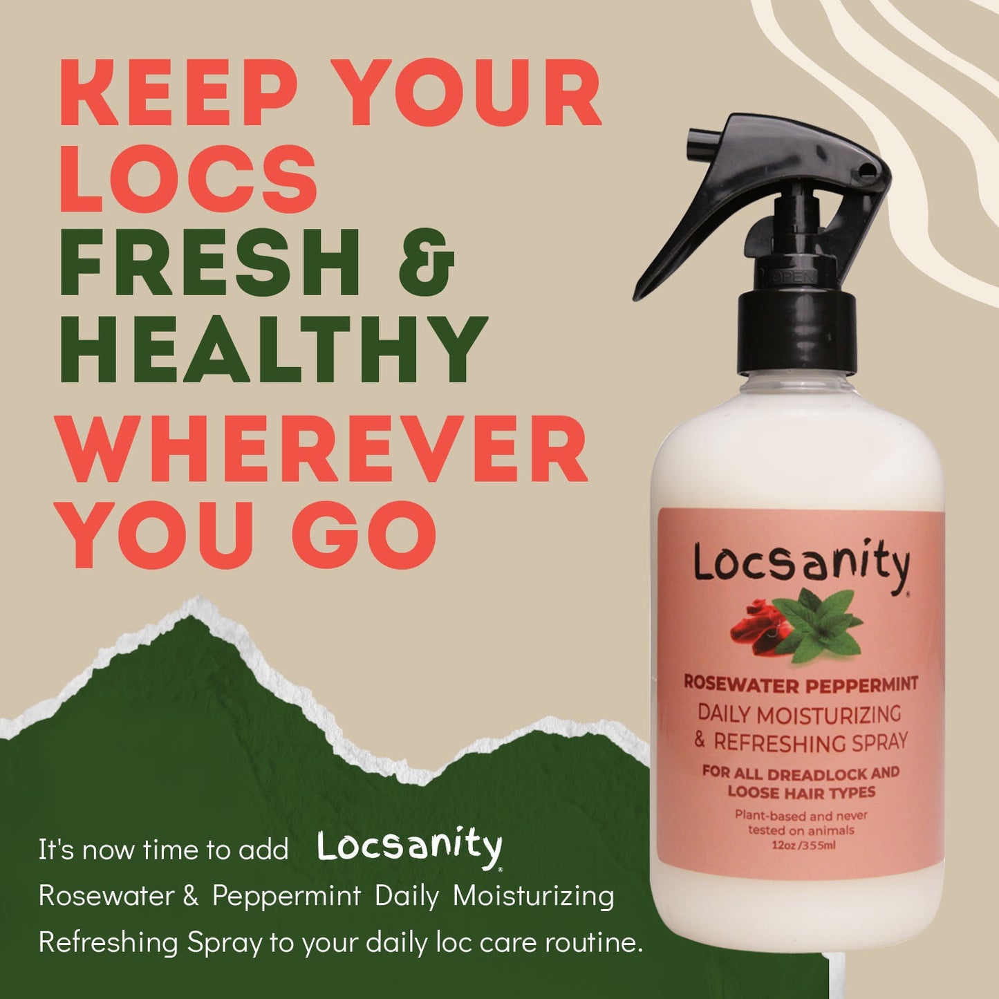 Rosewater and Peppermint Daily Moisturizing/Refreshing Spray