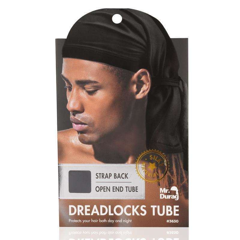 Mr. Durag Dreadlocks Tube with Strapback - Black