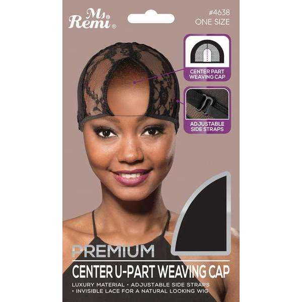 Ms. Remi Premium Center U-Part Weaving Cap - Black