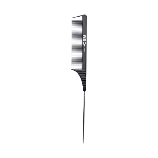 Carbon Fiber Parting Pin Tail Comb- Black